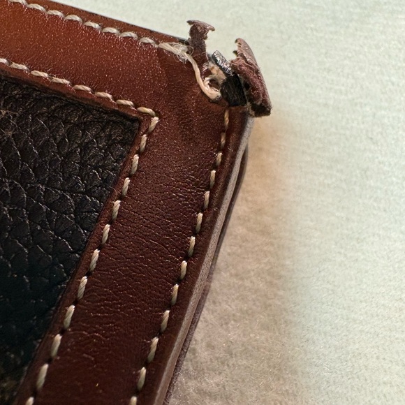 Bally Bifold Black and Brown Leather Wallet. Callout! - Picture 3 of 11